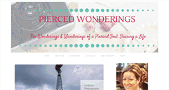 Desktop Screenshot of piercedwonderings.com
